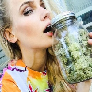 Баночка шишек канабиса