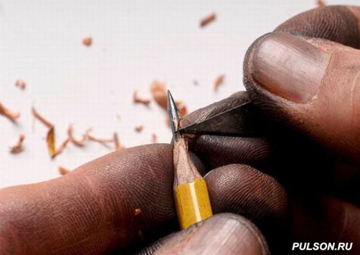 pencil sculptures By dalton ghetti 01