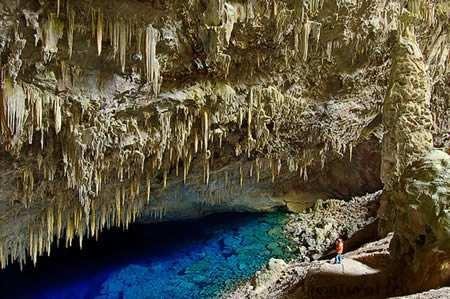 Пещера голубого озера (Blue Lake Cave), Бразилия